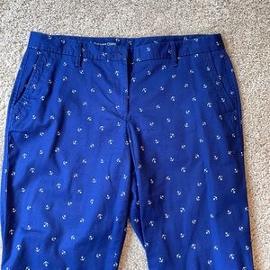 Talbots Relaxed Chino nautical theme pants - size 10p